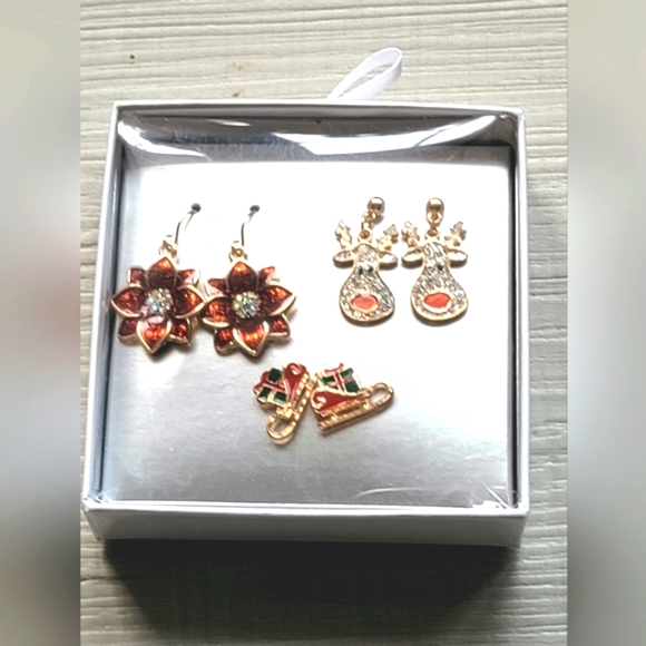 NWT Holiday Earrings (3 sets) - Picture 1 of 2